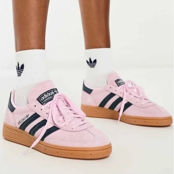 Adidas Hanball Spezial W Clear Pink / Arctic Night / Gum- NEW - Picture 5 of 9
